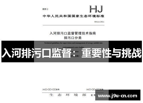 入河排污口监督：重要性与挑战